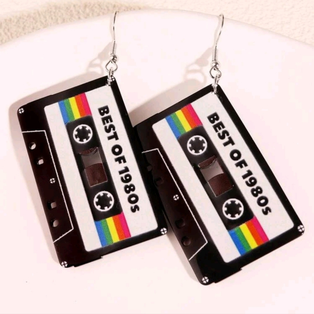 Casette Earrings Retro✨️ - Picture 3 of 8